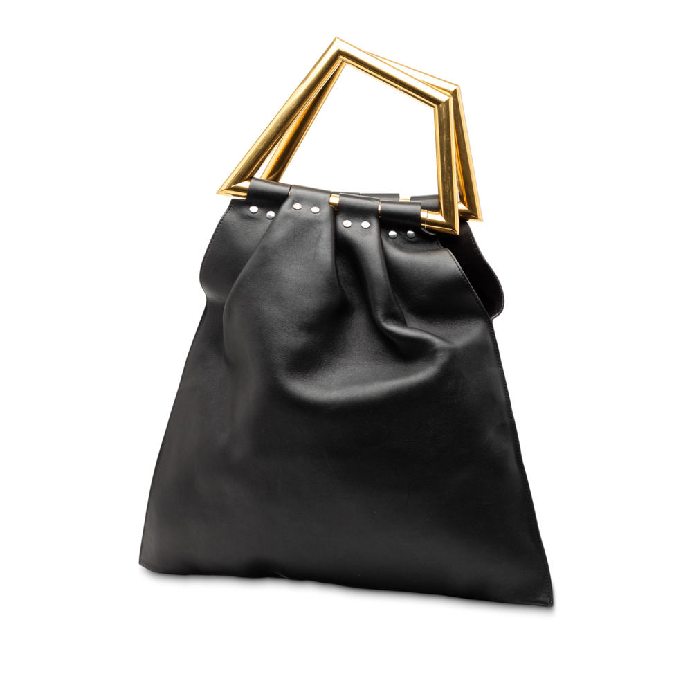 Pre-Loved Celine Leather Open Triangle Sac Handbag - Picture 2 of 8